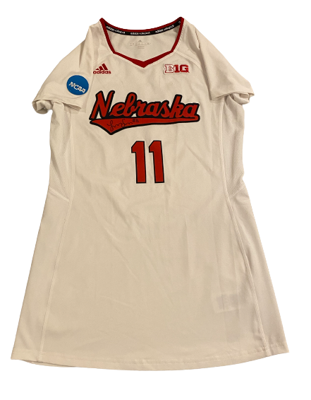 Lexi Sun Nebraska Volleyball SIGNED 2021 NCAA Tournament Game Worn 