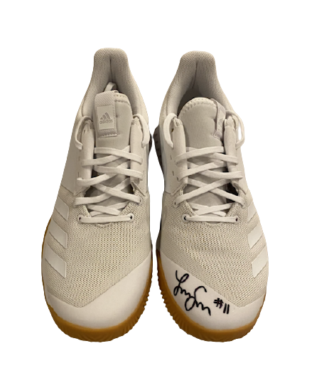 Lexi Sun Nebraska Volleyball SIGNED Team Issued Adidas Shoes (Size 10.5)