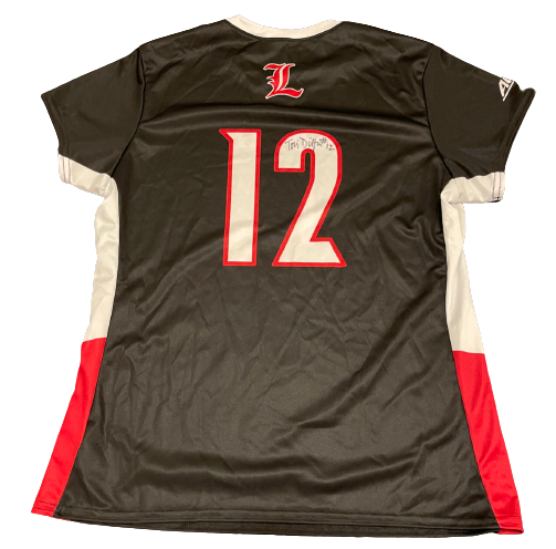 Tori Dilfer Louisville Volleyball SIGNED Game Worn Jersey (Size L)