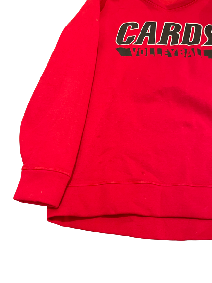 Tori Dilfer Louisville Volleyball Team Issued Crewneck Sweatshirt (Size L)