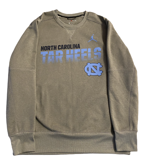 Patrice Rene North Carolina Football Team Issued Crewneck Sweatshirt (Size L)