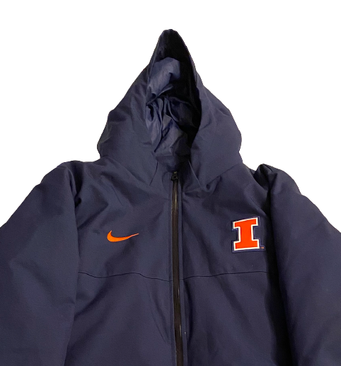 Jake Hansen Illinois Athletics Exclusive Winter Jacket (Size XL)