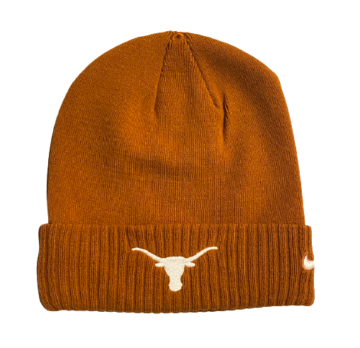 Ben Davis Texas Football Team Issued Burnt Orange Beanie Hat
