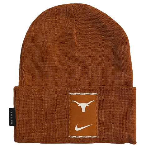Ben Davis Texas Football Team Issued Burnt Orange Beanie Hat