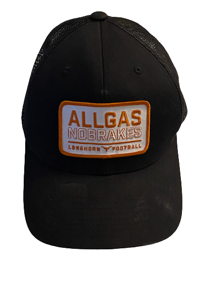 Ben Davis Texas Football Exclusive "ALL GAS NO BREAKS" Trucker Hat