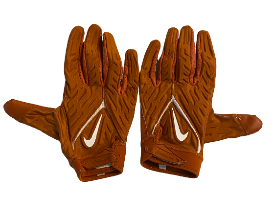 Ben Davis Texas Player Exclusive Football Gloves (Size 3XL)