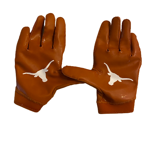 Ben Davis Texas Player Exclusive Football Gloves (Size 3XL)
