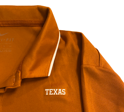 Ben Davis Texas Football Team Issued Burnt Orange Polo Shirt (Size XL)