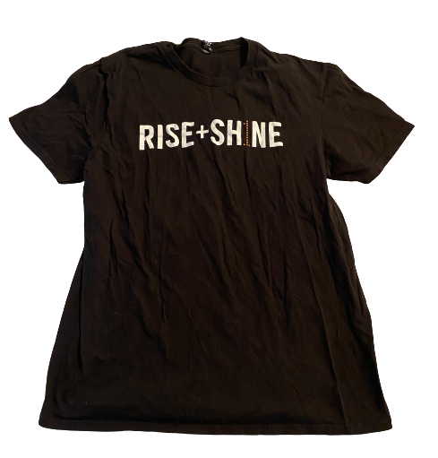 Ben Davis Texas Football Team Issued "Rise + Shine" T-Shirt (Size L)