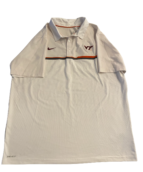 John Parker Romo Virginia Tech Football Team Issued Polo (Size 2XL)