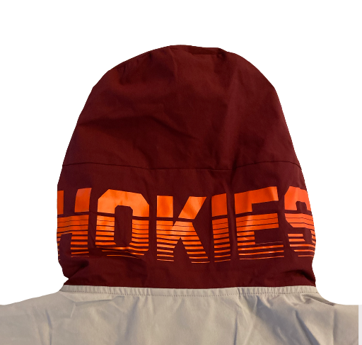 John Parker Romo Virginia Tech Football Team Issued Sleeveless Performance Hoodie (Size L)