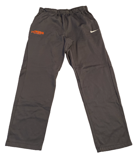 John Parker Romo Virginia Tech Football Team Issued Travel Sweatpants (Size L)