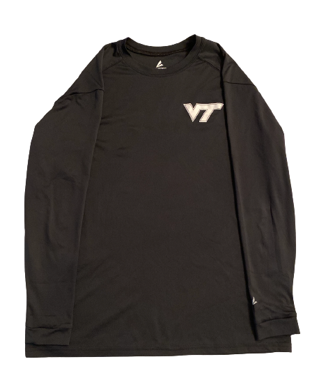 John Parker Romo Virginia Tech Football Team Exclusive "SWAT" Long Sleeve Shirt (Size L)