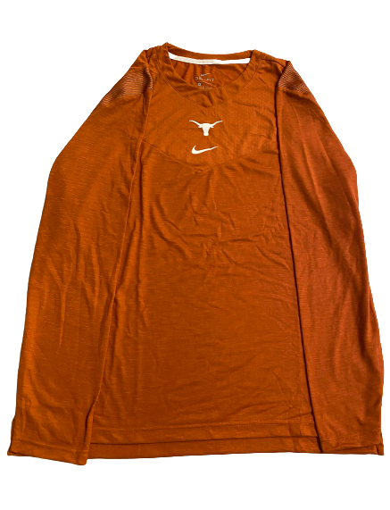 Brionne Butler Texas Volleyball Team Issued Long Sleeve Workout Shirt (Size XL)