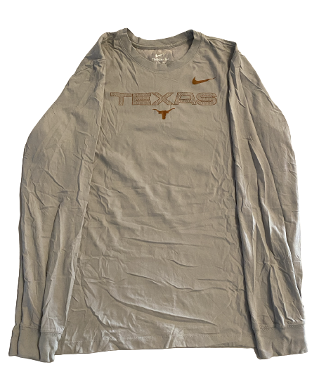 Brionne Butler Texas Volleyball Team Issued Long Sleeve Shirt (Size XL)