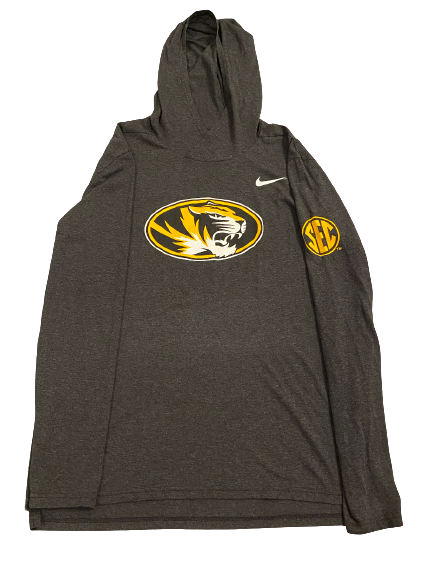 Grant McKinniss Missouri Football Team Issued Performance Hoodie (Size L)