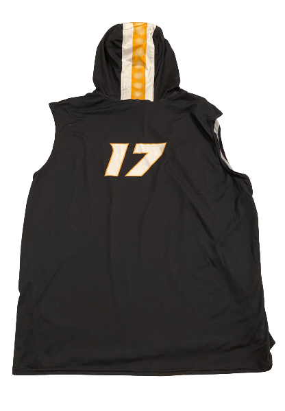 Grant McKinniss Missouri Football Team Exclusive Sleeveless Warm-Up Hoodie with 