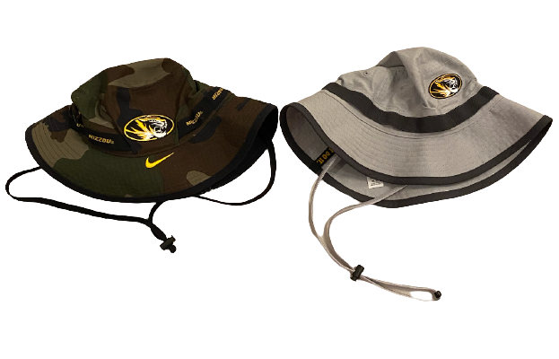 Grant McKinniss Missouri Football Team Issued Set of (2) Bucket Hats