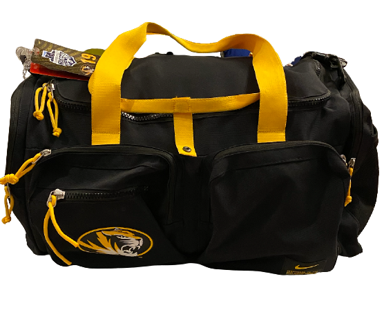 Grant McKinniss Missouri Football Exclusive Travel Duffel Bag with Player Tags