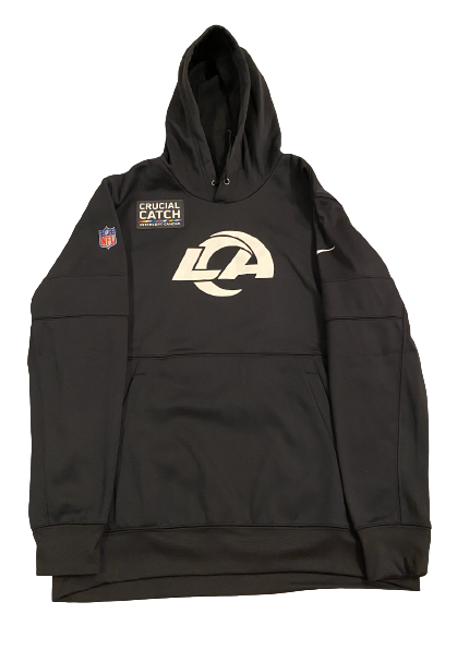 David Long Jr. Los Angeles Rams Team Issued Exclusive Crucial Catch Sweatshirt (Size L)