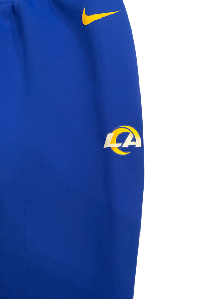 David Long Jr. Los Angeles Rams Team Exclusive "On-Field" Sweatpants with Player Tag (Size L)