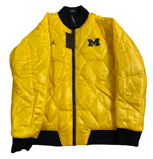 David Long Jr. Michigan Football Exclusive Reversible Bomber Jacket - New with Tags (Size L)