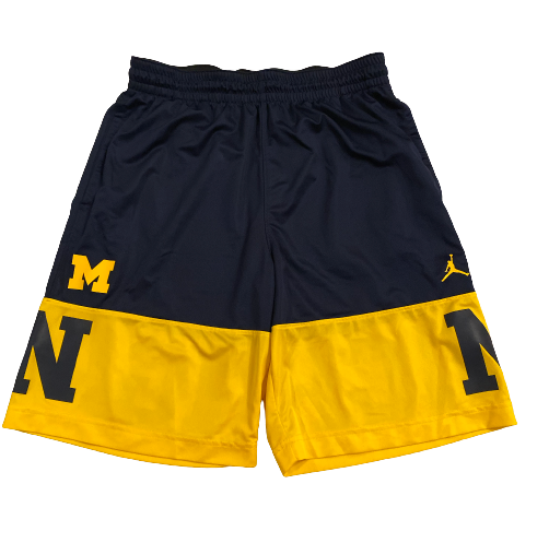 David Long Jr. Michigan Football Team Issued Shorts (Size L)