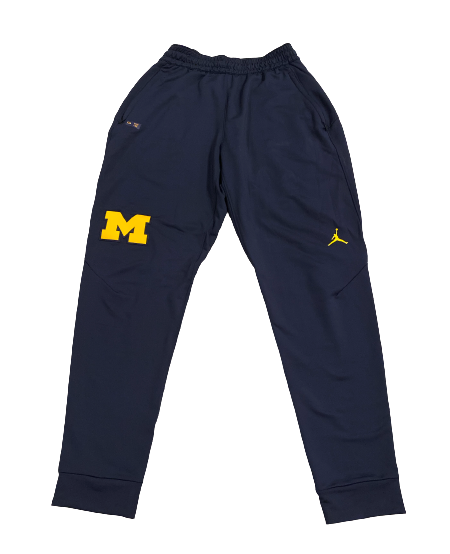 David Long Jr. Michigan Football Team Issued Sweatpants with Player Tag (Size M)