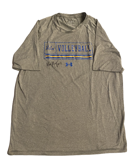 Mac May UCLA Volleyball SIGNED Practice Shirt (Size XL)