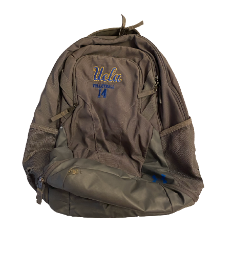 Mac May UCLA Volleyball Team Exclusive Backpack with Number