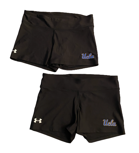 Mac May UCLA Volleyball Team Exclusive Set of (2) Spandex (Size Women&