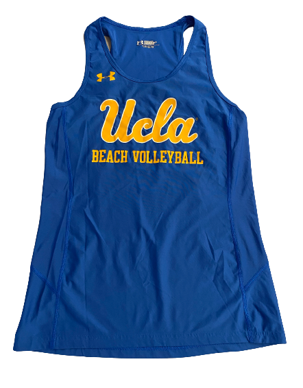 Mac May UCLA Volleyball Team Issued Beach Volleyball Tank (Size L)