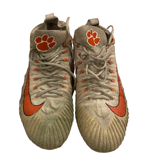 Will Swinney Clemson Football Player Exclusive SIGNED Game Worn Cleats (Size 10.5)