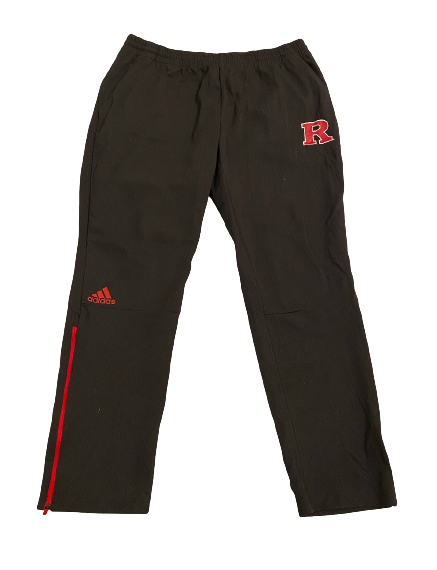 Mike Tverdov Rugers Football Team Issued Travel Sweatpants (Size XL)