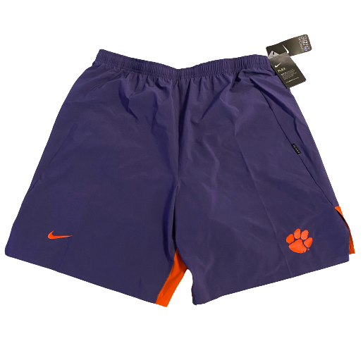 Nick Eddis Clemson Football Team Issued Workout Shorts (Size 2XL) - New with Tags