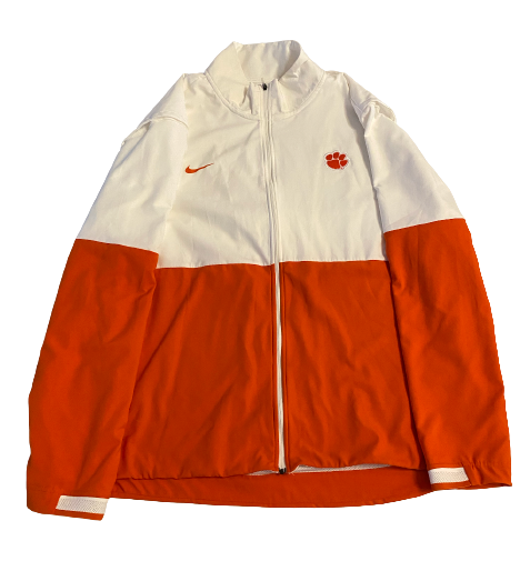 Nick Eddis Clemson Football Team Issued Travel Jacket (Size 2XL)