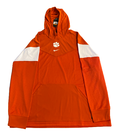 Nick Eddis Clemson Football Team Issued Performance Hoodie (Size 2XL) - New with tags