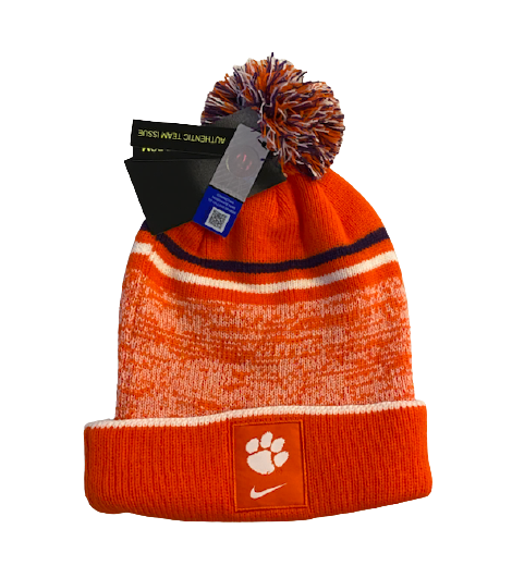 Nick Eddis Clemson Football Team Issued Beanie Hat - New with Tags