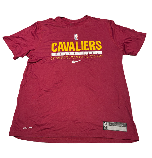 Charles Matthews Cleveland Cavaliers Team Issued Workout Shirt (Size L)