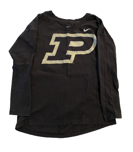Jena Otec Purdue Volleyball Team Issued Long Sleeve Shirt (Size Women&