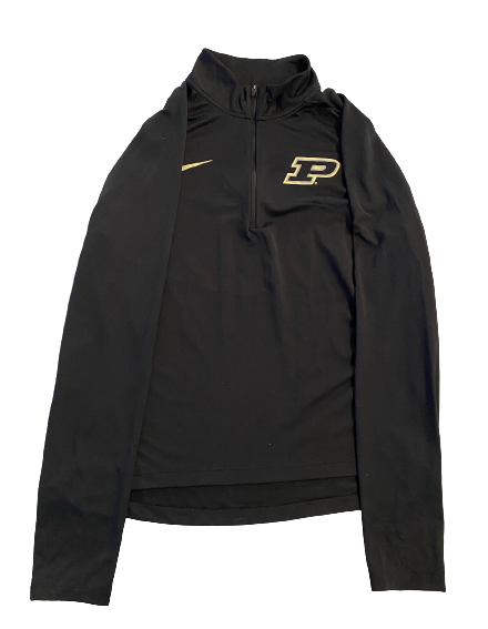Jena Otec Purdue Volleyball Team Issued Quarter-Zip Pullover (Size Women&