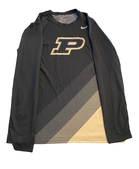 Jena Otec Purdue Volleyball Team Issued Long Sleeve Shirt (Size L)