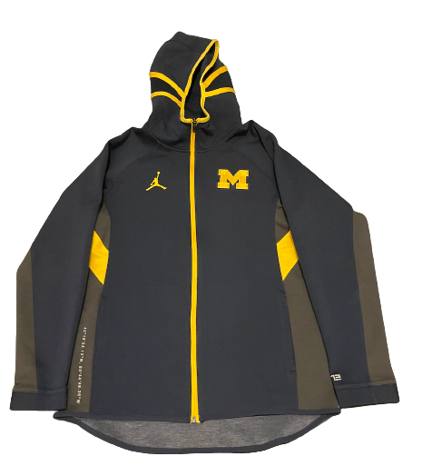 Matt Torey Michigan Football Team Issued Performance Jacket (Size L)