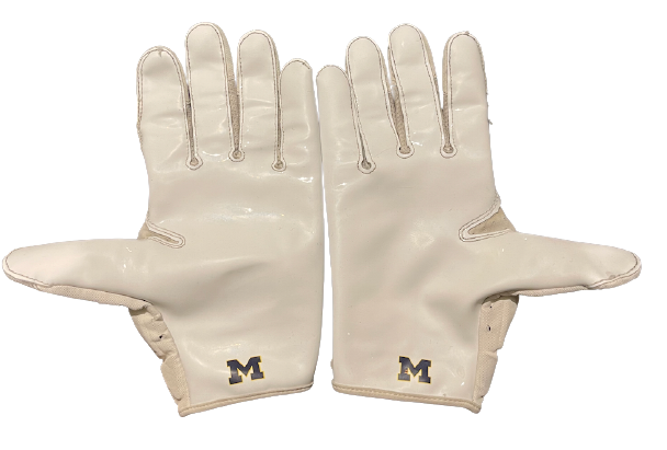 Matt Torey Michigan Football Player Exclusive Football Gloves (Size XL)