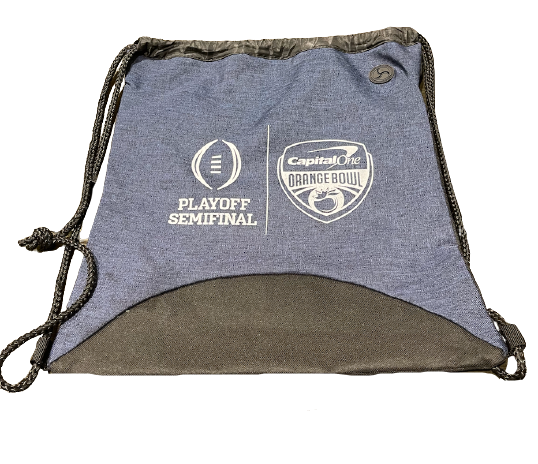 Matt Torey Michigan Football Team Issued College Football Playoff Orange Bowl Draw String Bag
