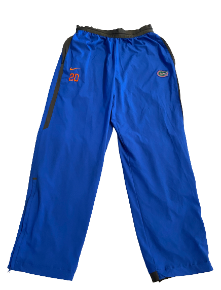 Thayer Hall Florida Volleyball Team Issued Travel Sweatpants with Number Sewn On (Size XLT)