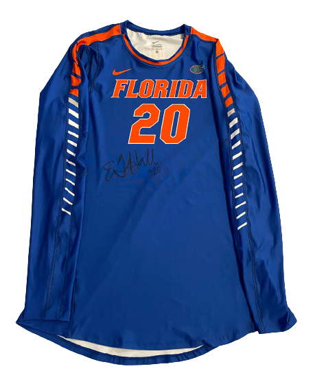 Thayer Hall Florida Volleyball SIGNED Game Worn Jersey (Size LT)