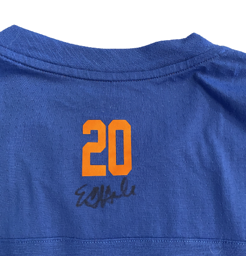 Thayer Hall Florida Volleyball Team Issued SIGNED Warm-Up Shirt with Number on Back (Size XL)