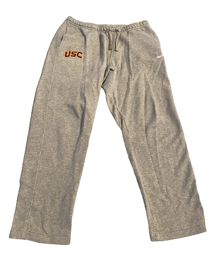 Erik Krommenhoek USC Football Team Issued Sweatpants (Size XL)