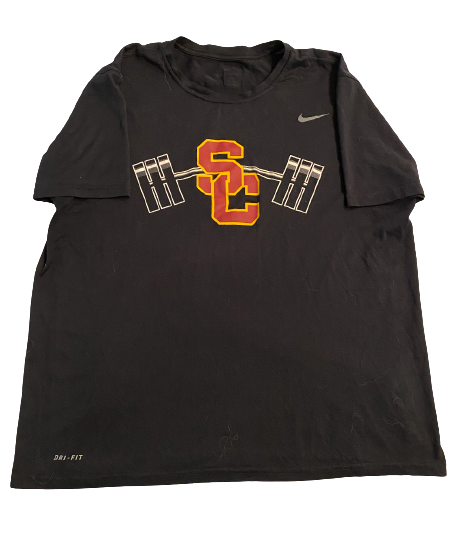 Erik Krommenhoek USC Football Team Exclusive Strength